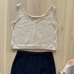 St. John cropped cami